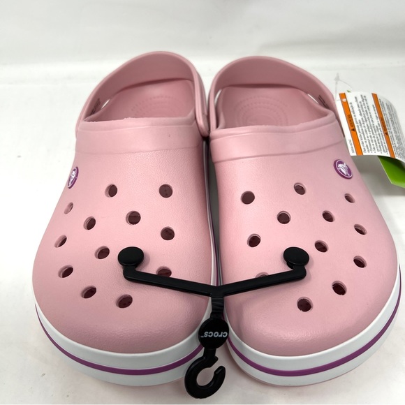 Crocs Crocband Relaxed Fit Women’s Pink Clogs - Picture 3 of 6